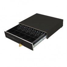Денежный ящик для купюр и монет MERCURY CD-490 cash drawer black, металлические крепления